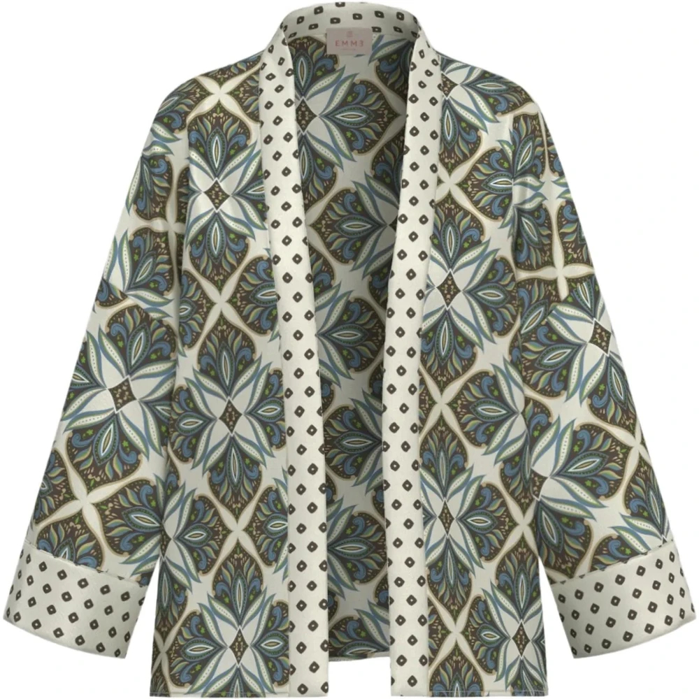 Emme Di Marella Damen Multicolor - Emmatollo Kimono - Blouses & Shirts - Mehrfarbig -L