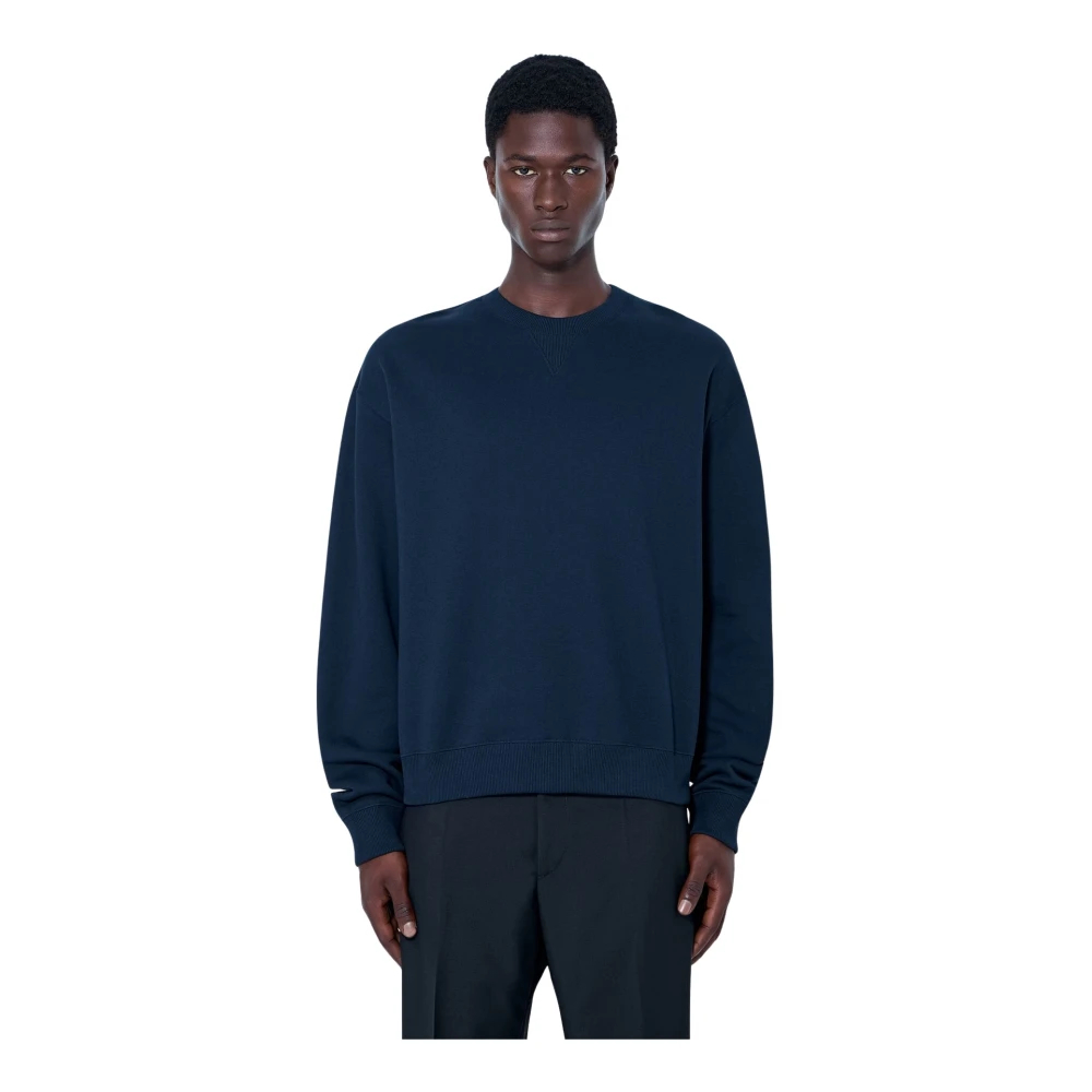 Jil Sander Herren Blau - Rundhals-Sweatshirt - Sweatshirts & Hoodies - 2XL