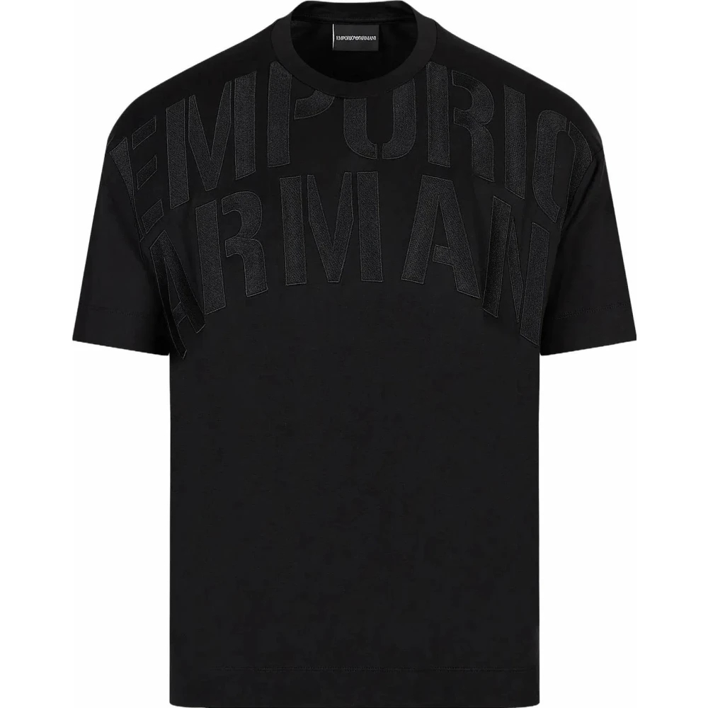 Emporio Armani Herren Blau - T-Shirt - Tops - Xs
