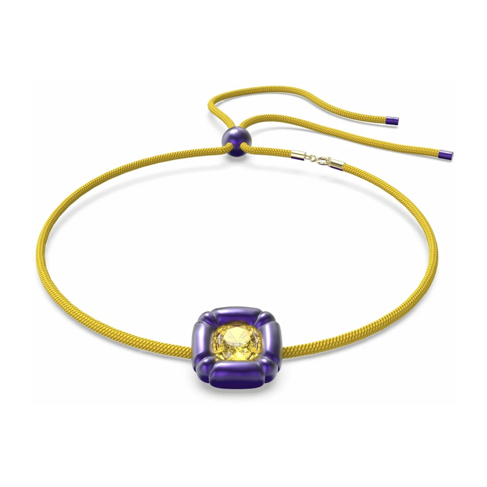 Swarovski - Kissenförmiger Halskette - Accessories - Damen - Gelb - One Size - Bild 4