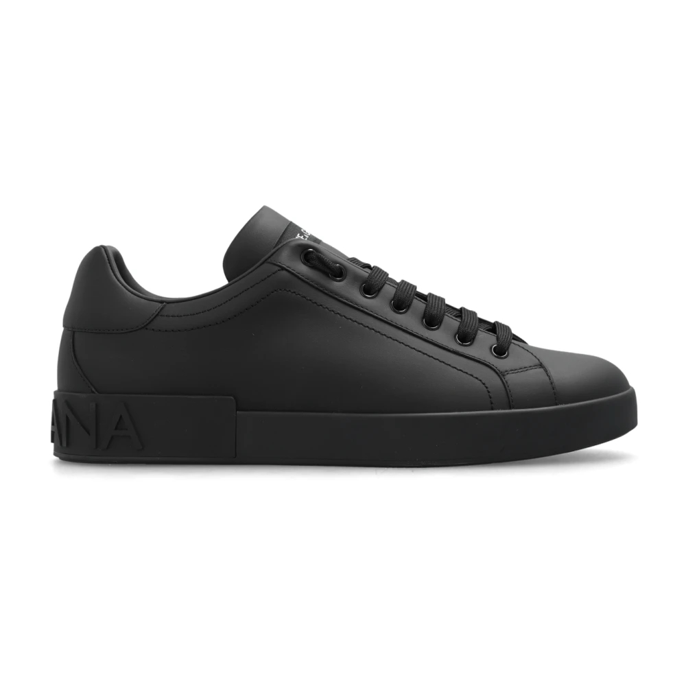 Dolce & Gabbana - Portofino Sneakers - Shoes -Herren -Schwarzk -44 Eu