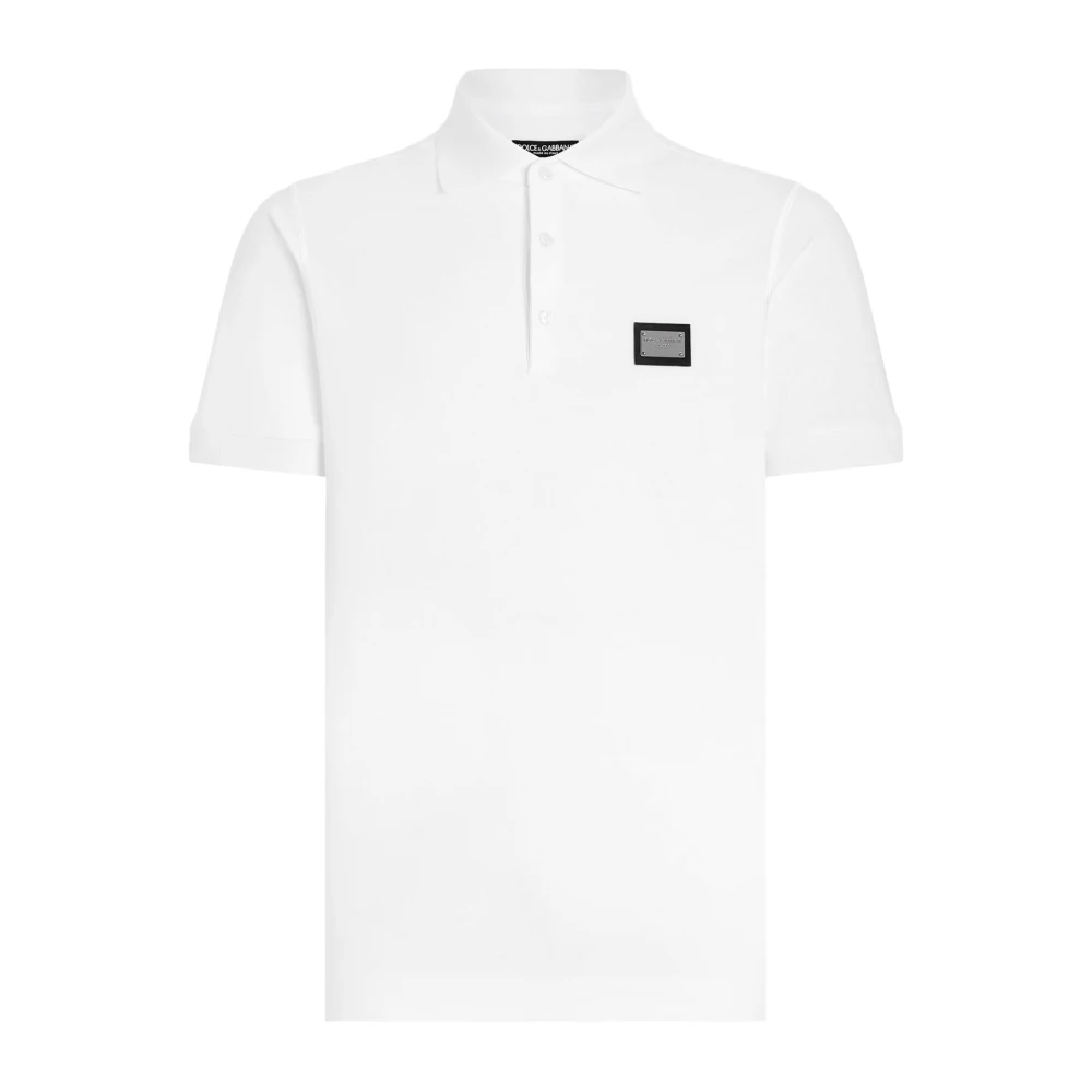 Dolce & Gabbana Herren Weiß - Polo Shirt - Tops - L