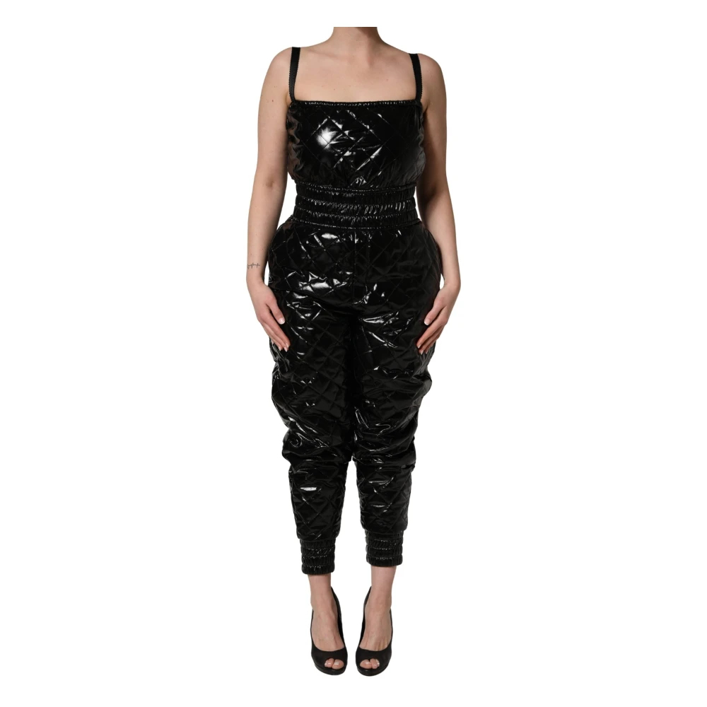 Dolce & Gabbana Damen Schwarz - Jumpsuit Kleid - Jumpsuits & Playsuits - K - Xl