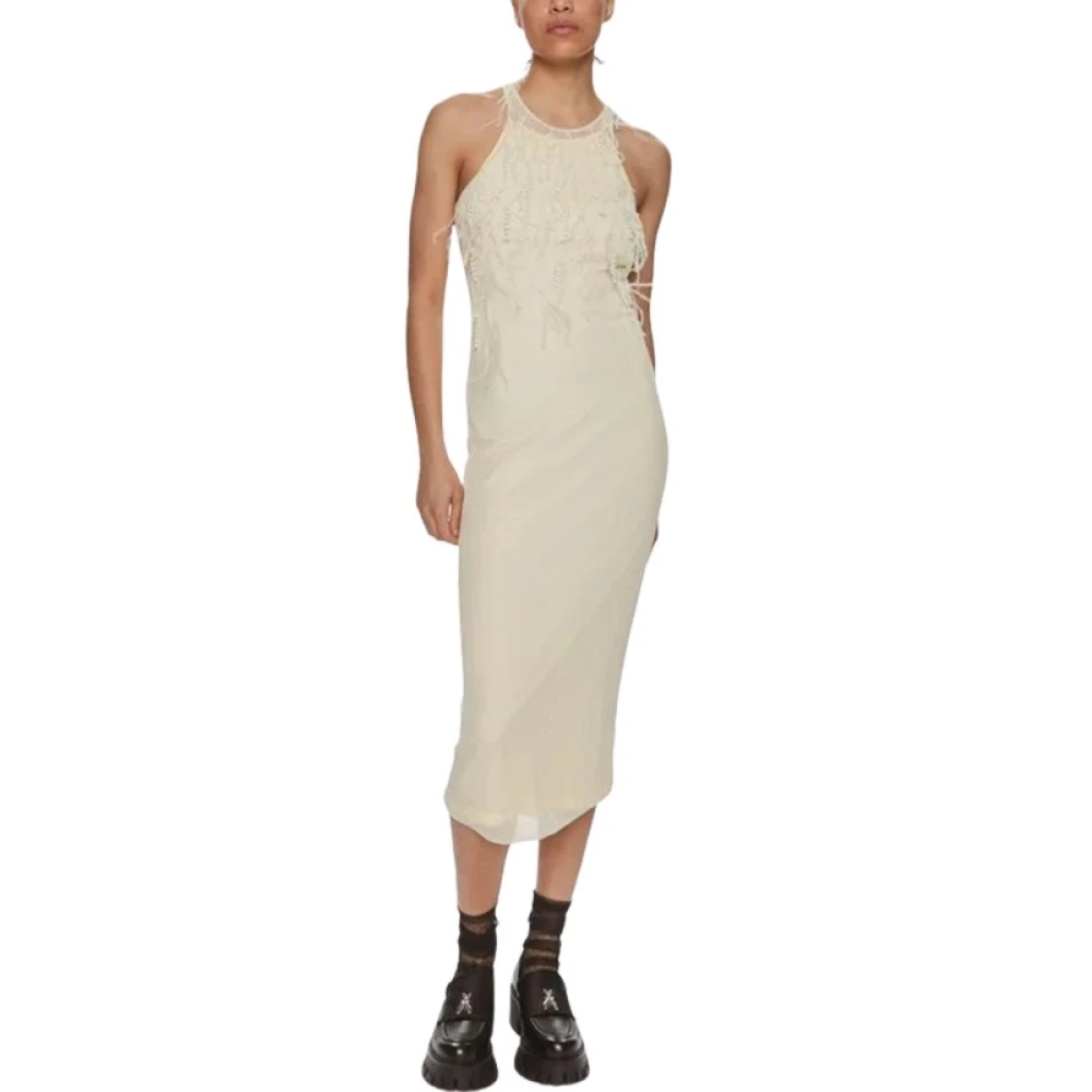 Patrizia Pepe Damen Beige - Figurbetontes Midikleid - Dresses - M