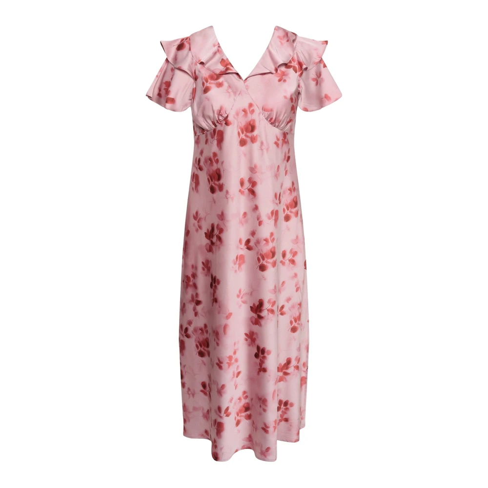 Kaffe, Damen, Kleider, Kcjamie, Rot, Mehrfarbig, Pink, (54) - Bild 5