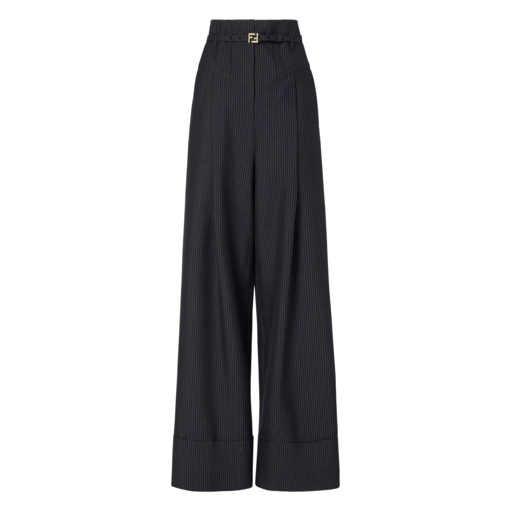 Fendi Damen Blau - Hosen - Trousers - Xs