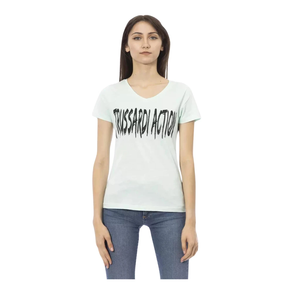 Trussardi Action, Damen, Shirts, 2Bt26, Blau, (S) - Bild 4