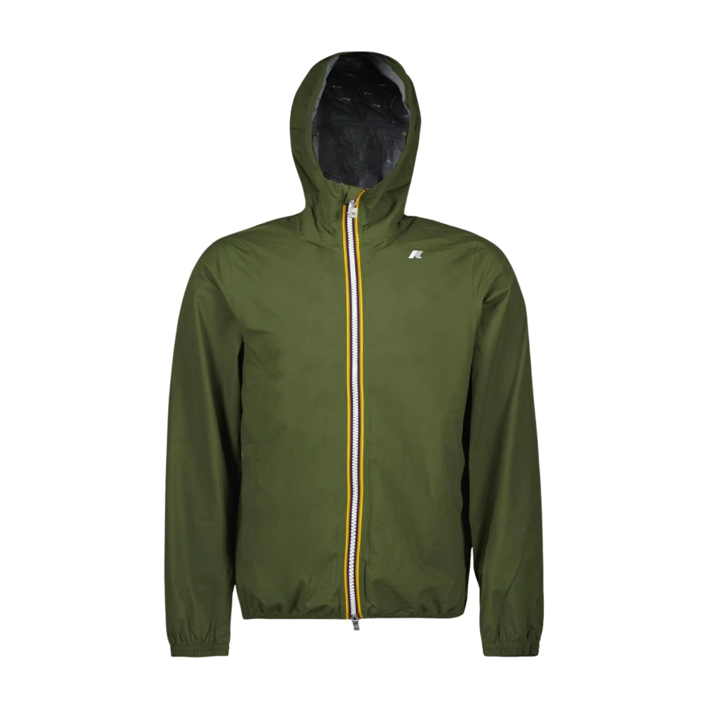 K-Way Herren Grün - Eco Stretch Dot Jacke Für - Jackets - Xl