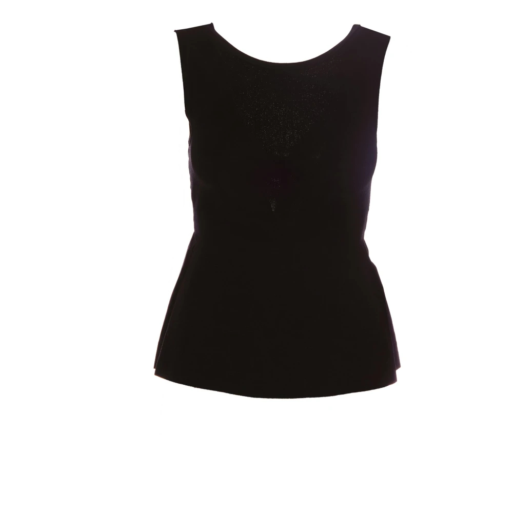 Liu Jo Damen Braun - Top Mit Schleife Am Rücken - Blouses & Shirts - S