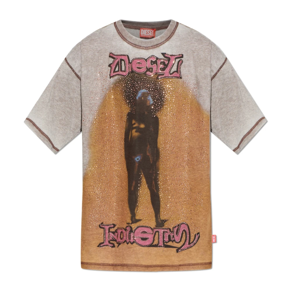 Diesel Herren Grau - T-Shirt T-Boxt-V12 - Tops - S