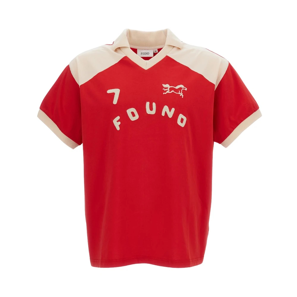 Found Herren Rot - T-Shirt Mit Logo-Detail - Tops - L