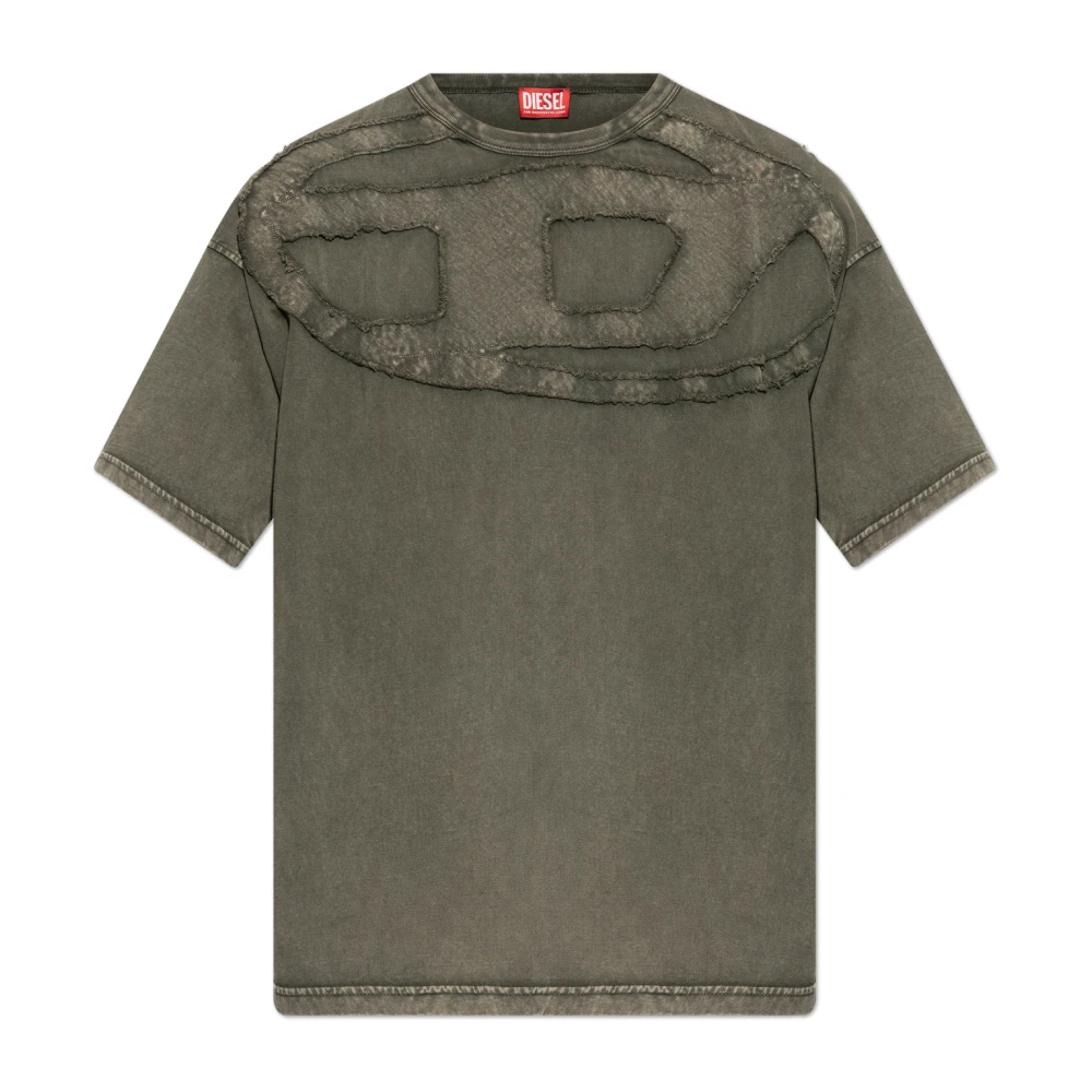 Diesel Herren Grün - T-Boxt-Den T-Shirt - Tops - S