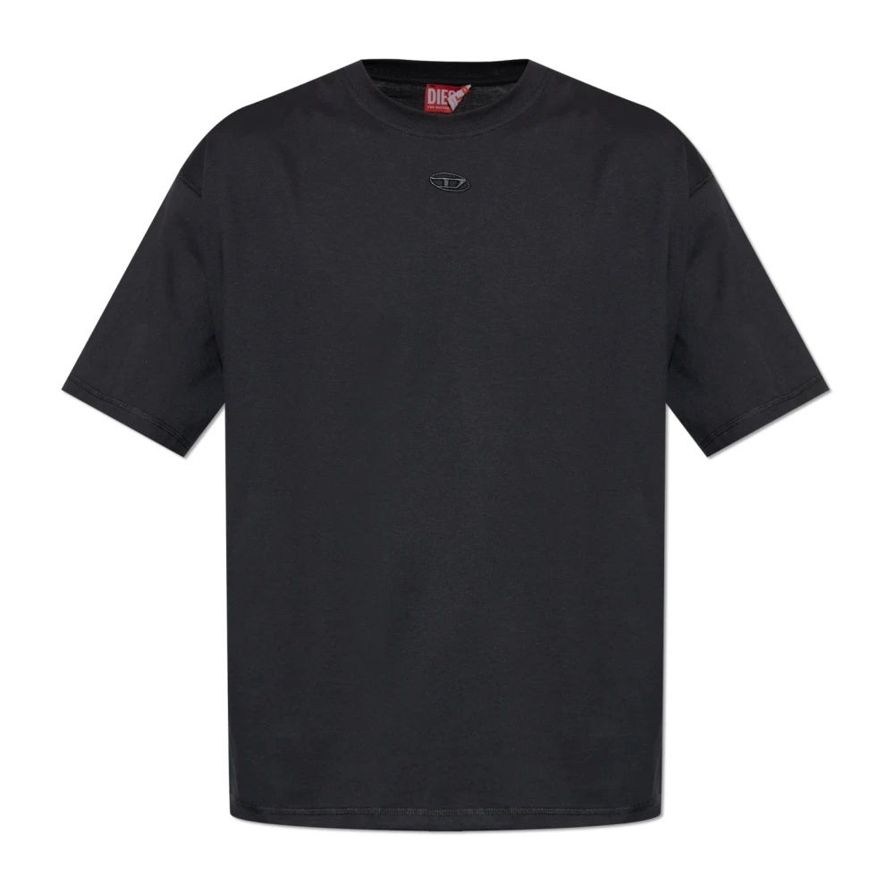 Diesel Herren Schwarz - T-Lucien-Ihbi T-Shirt - Tops - K - S