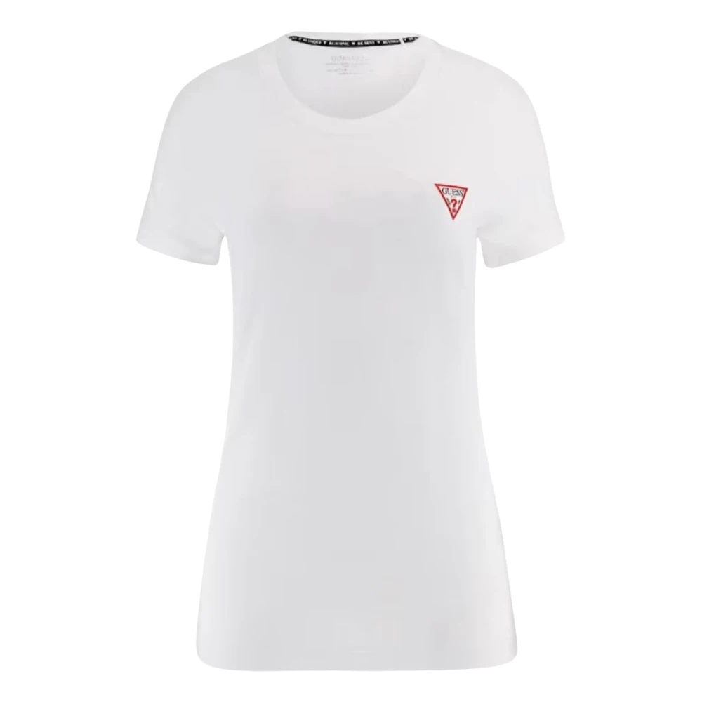 Guess Damen Weiß T-Shirt W2yi44 J1314 Fit - Bild 5