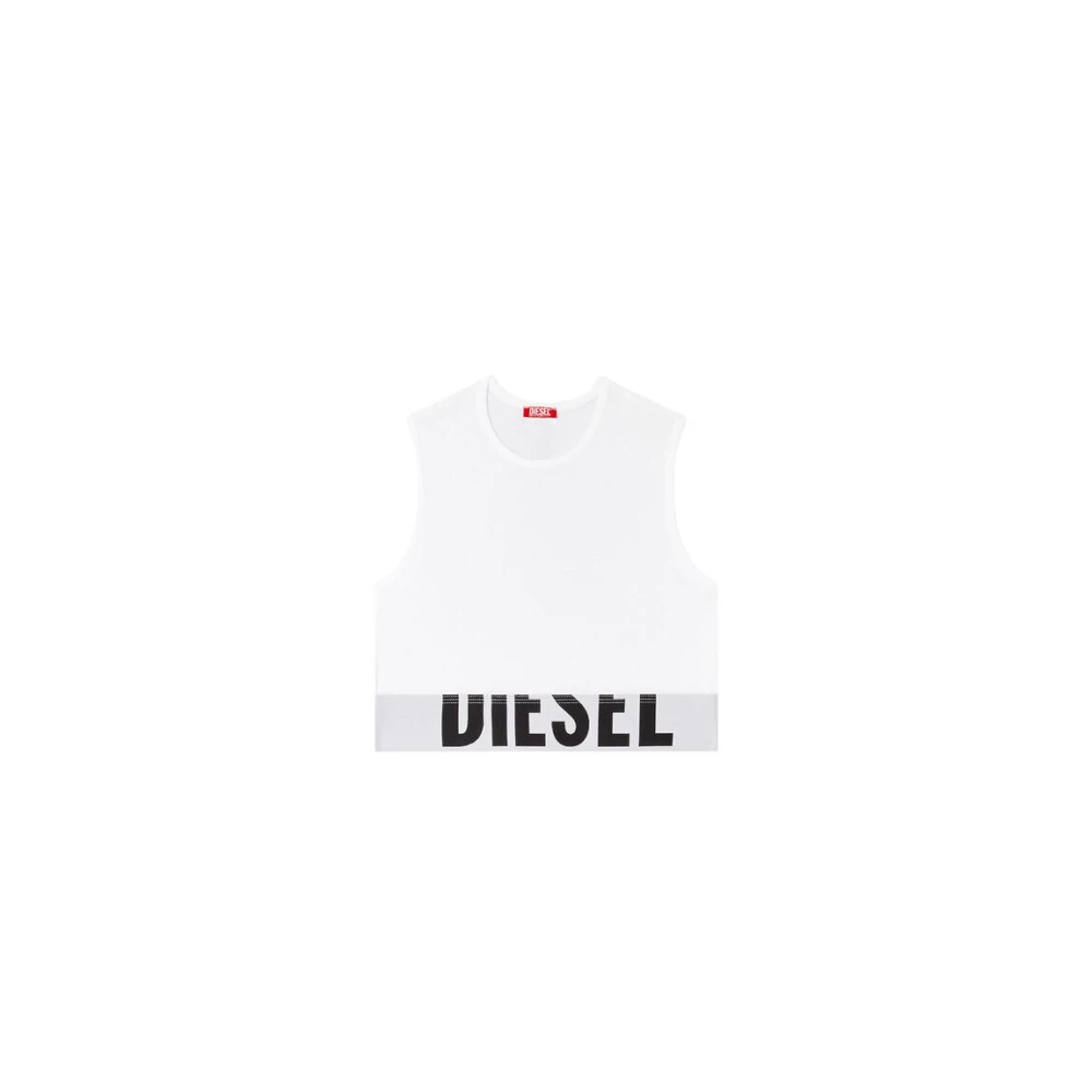 Diesel Damen Weiß - Es Top Ada-D-Pop Stil - Tops - Xl