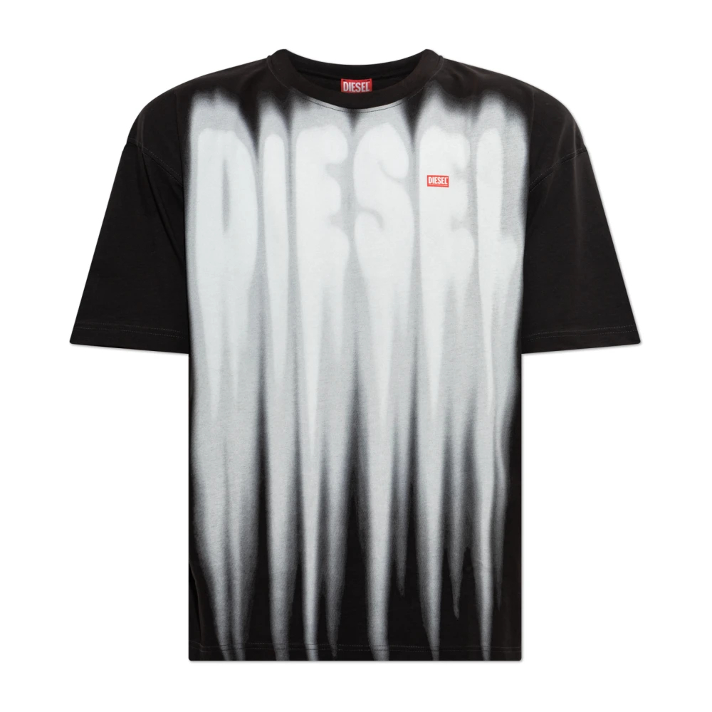 Diesel Herren Schwarz - T-Boxt-Aa1 T-Shirt - Tops - K - L