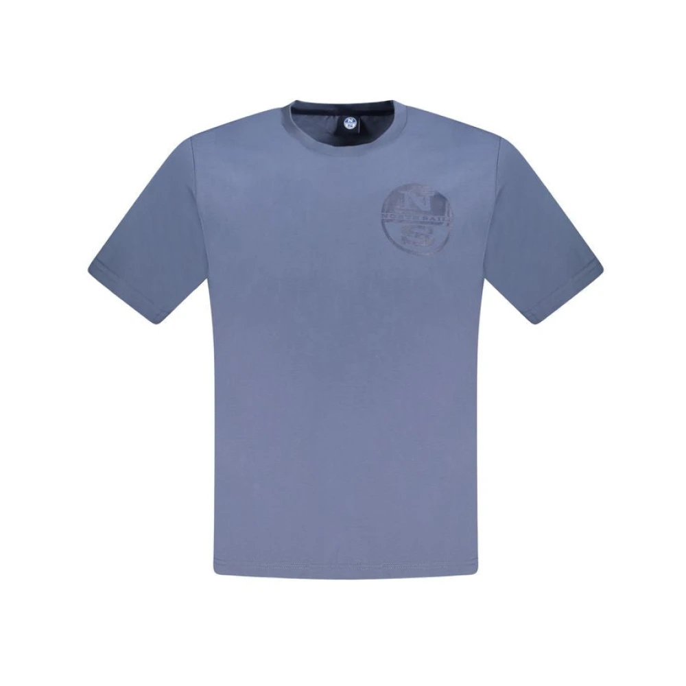 North Sails Herren Blau - Cotton T-Shirt - Tops - M