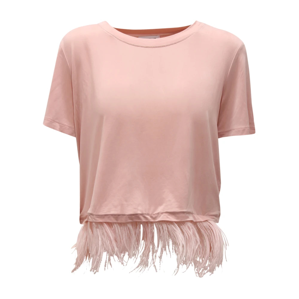 Dondup Damen Rosa - T-Shirt - Tops - S