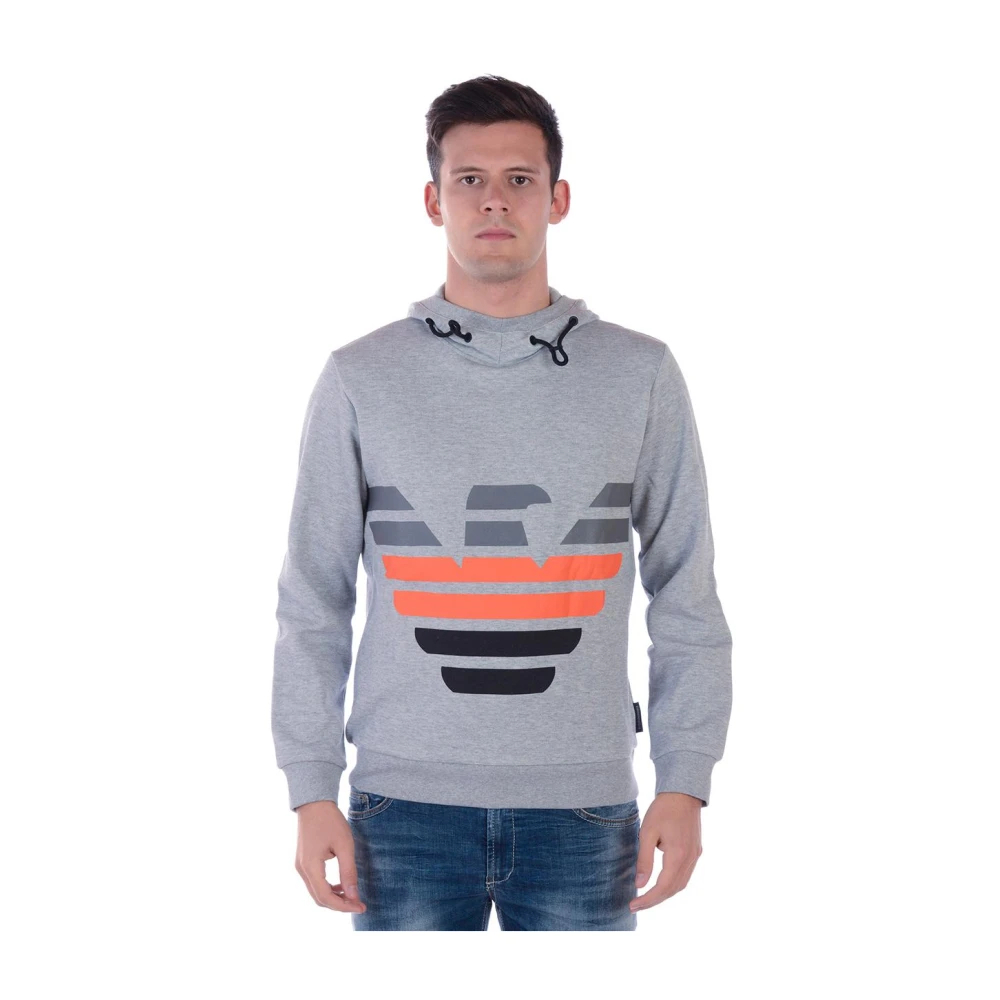 Emporio Armani Herren Grau - Sweatshirt Hoodie - Sweatshirts & Hoodies - 3XL