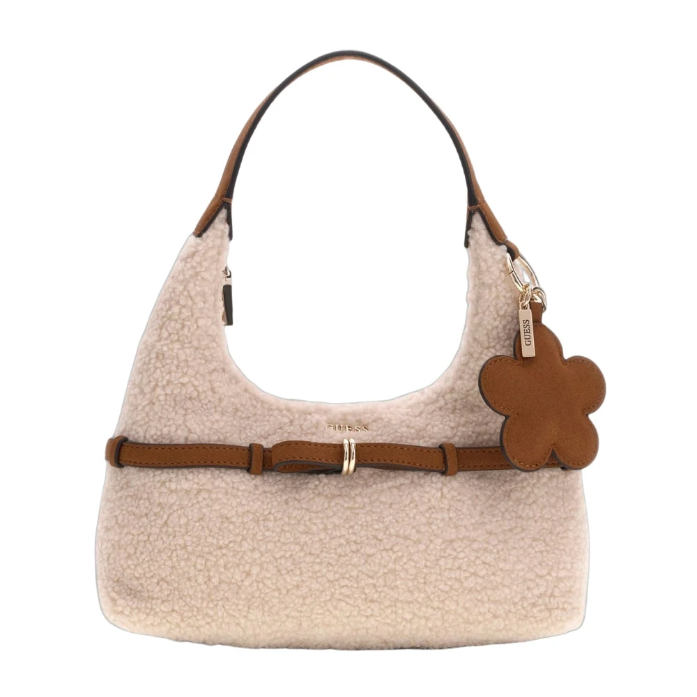 Guess, Damen, Handtasche, Taylor Mini Hobo, Braun, Beige - Bild 4