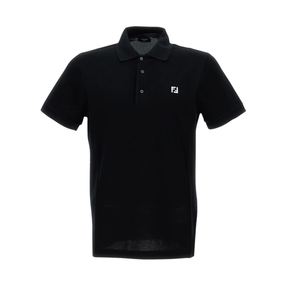 Fendi Herren Schwarz - Polo Shirt - Tops - K - L