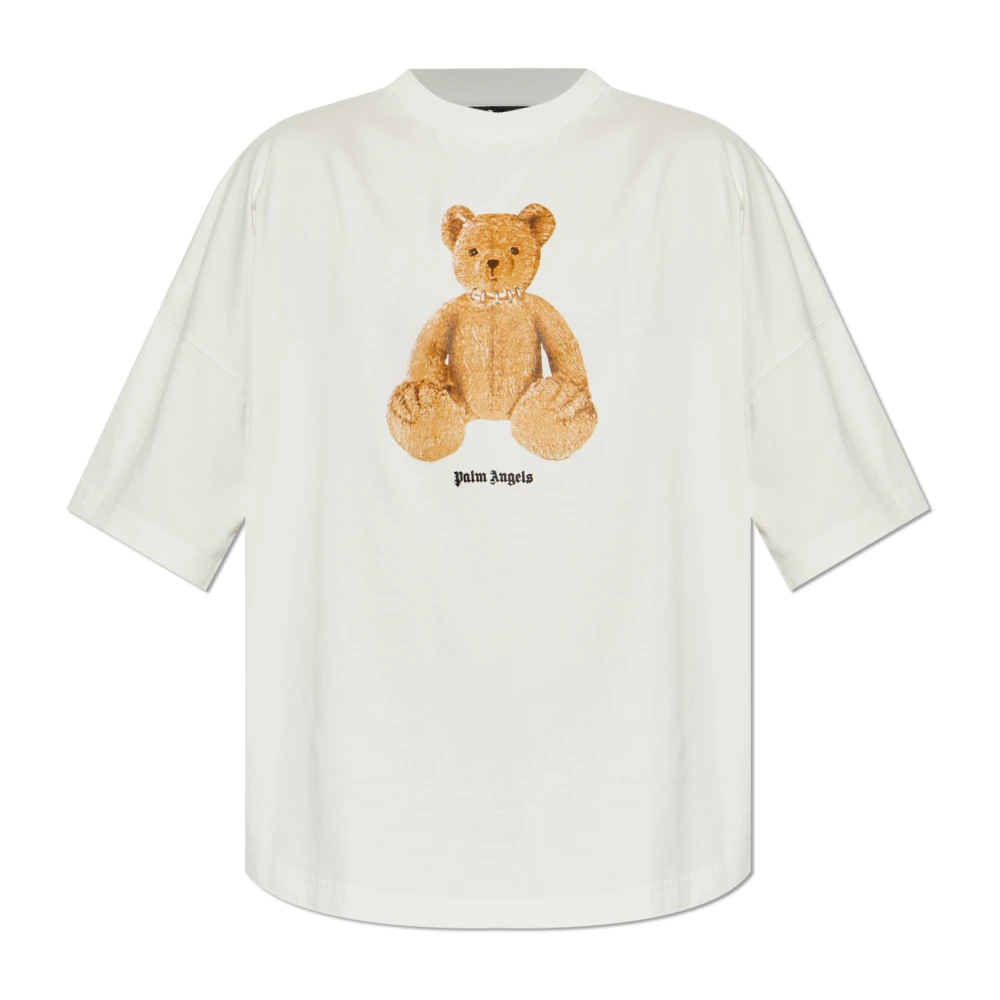 Palm Angels Herren Weiß - T-Shirts - Tops - M