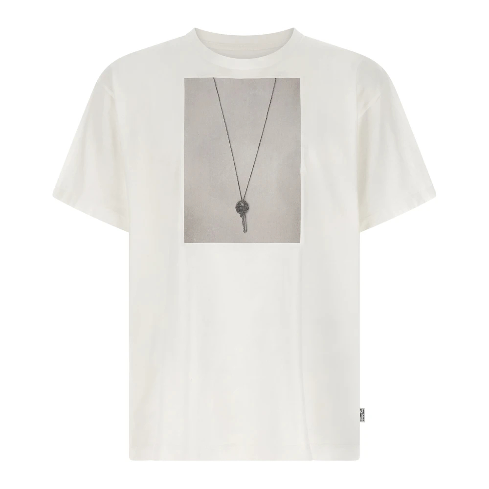 T-Shirt MM6 T-Shirt Off White M - Bild 5