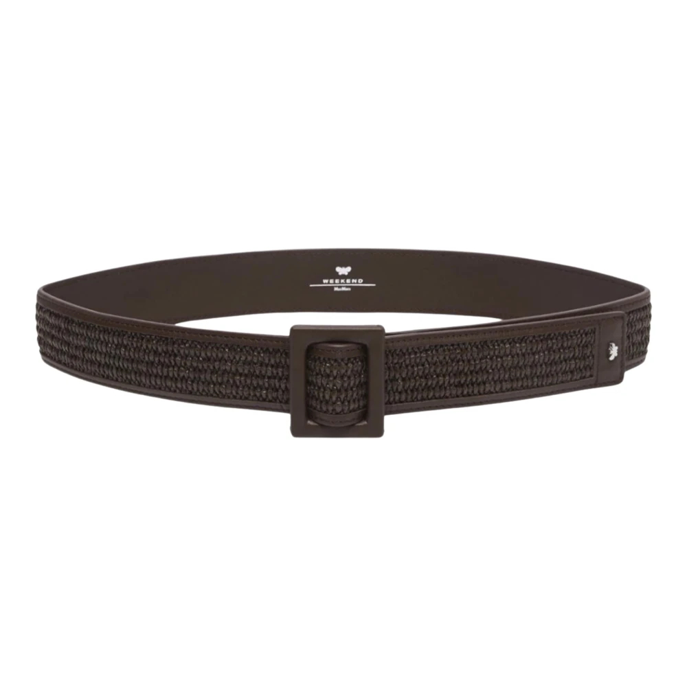 Weekend Max Mara Damen Braun - Gürtel Im Bast-Look - Accessories - M