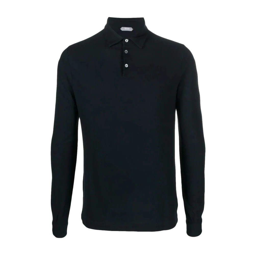 Zanone Herren Schwarz - Icecotton Polo Shirt - Tops - K - Xl