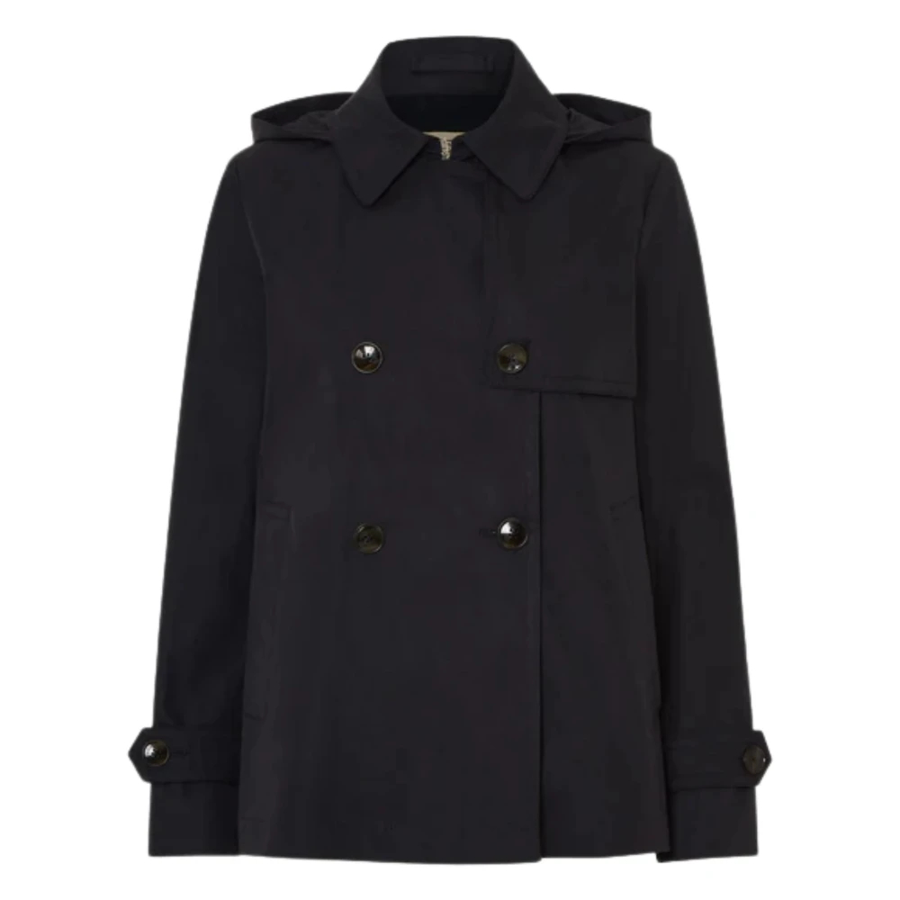 Herno - Wasserdichter Caban - Jackets - Damen - Blau - L - Bild 3
