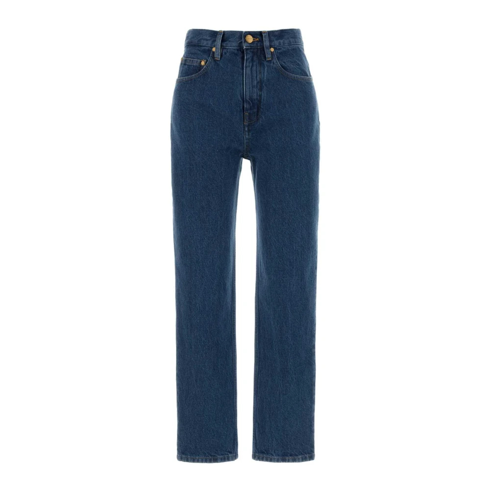 Jil Sander Damen Blau - Denim Trouser 01 Treated - Jeans - Xl