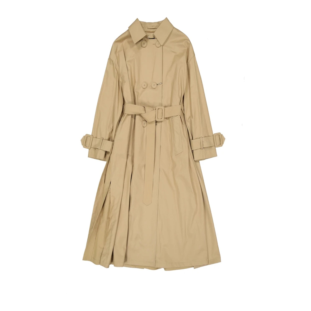 Herno Damen Beige - Trenchcoat Mit Gürtel - Coats - L