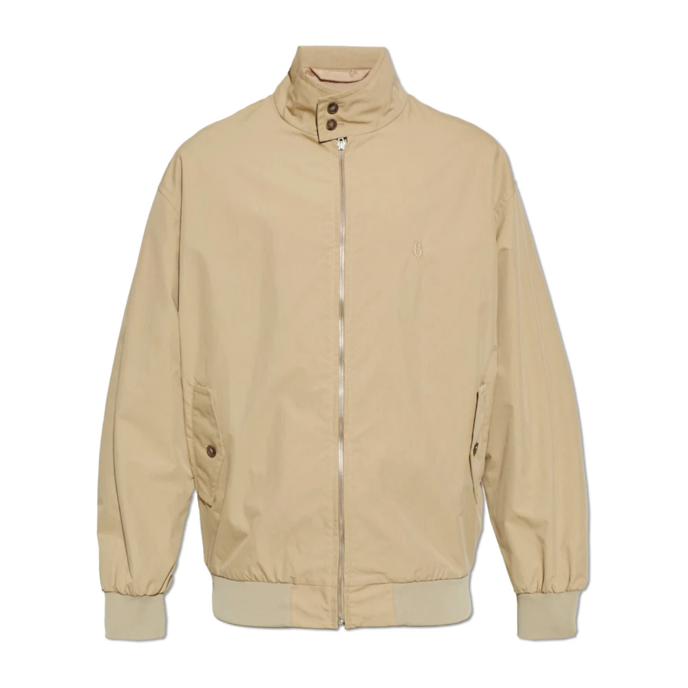 Mm6 Maison Margiela Herren Beige - Jacke Mit Stehkragen - Jackets - M
