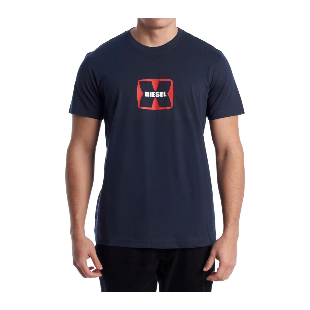 Diesel Herren Blau - A03848 T-Shirt - Tops - 2XL