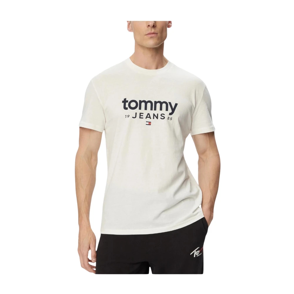 Tommy Jeans Herren Tommy Hilfiger T-Shirts Beige Gr. Mittel - Bild 4