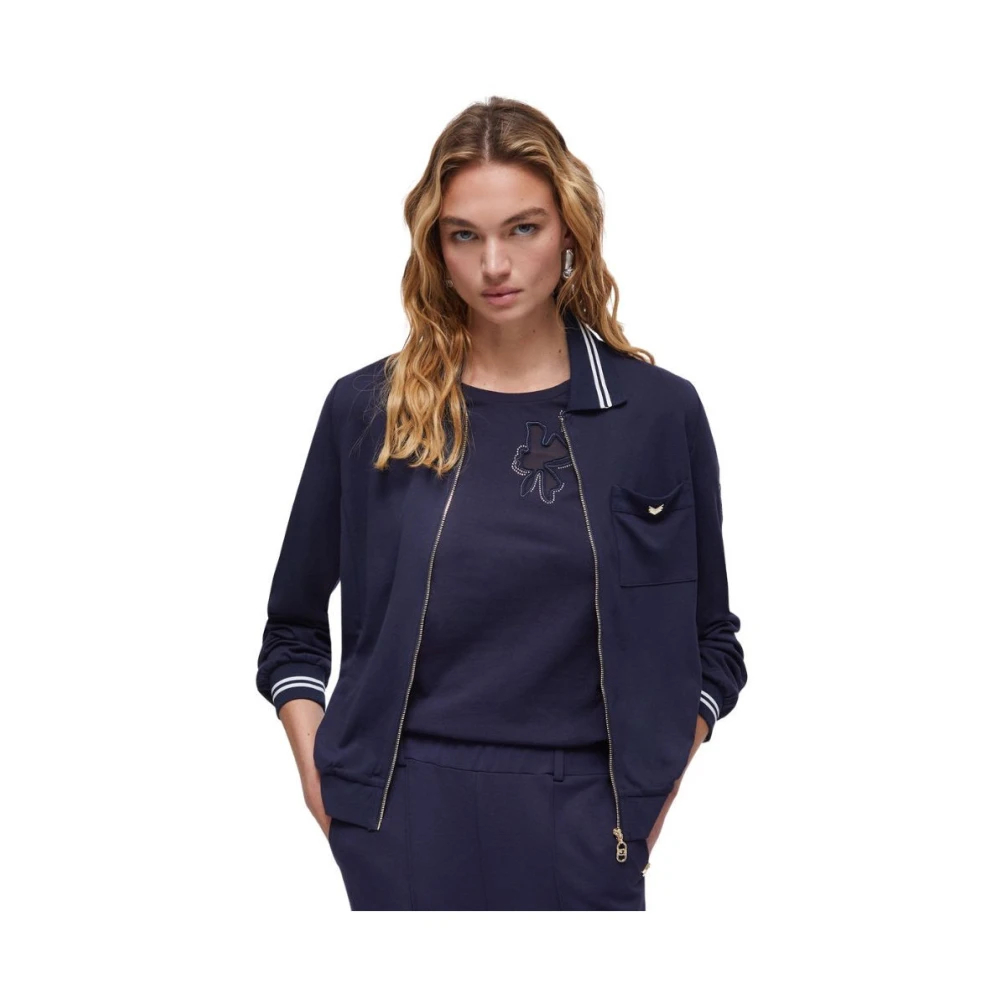 Liu Jo Damen Blau - Sweatshirts & Hoodies - Sweatshirts & Hoodies - Xs