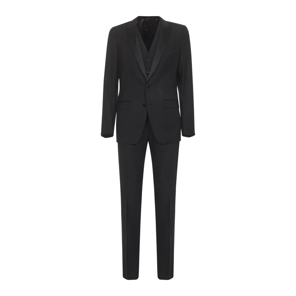 Dolce & Gabbana Herren Schwarz - Martini Tuxedo - Suits - K - 3XL