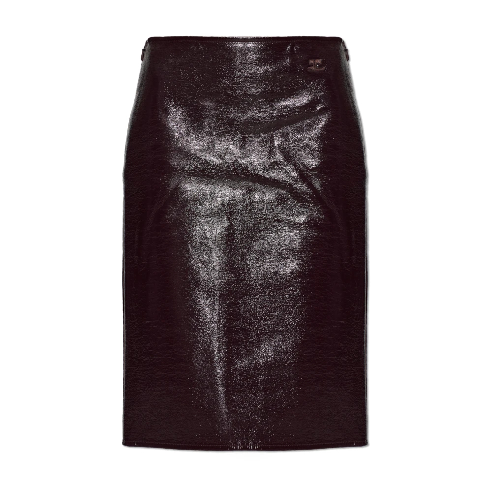 Courrèges Damen Rot - Midi Skirts - Skirts - 2XS
