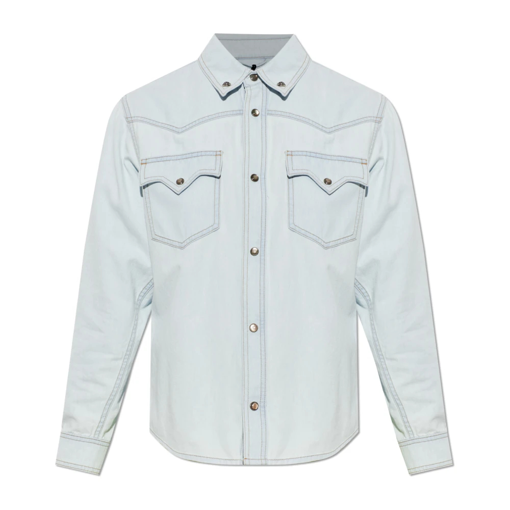 Versace Damen Blau - Denim Shirt - Blouses & Shirts - M