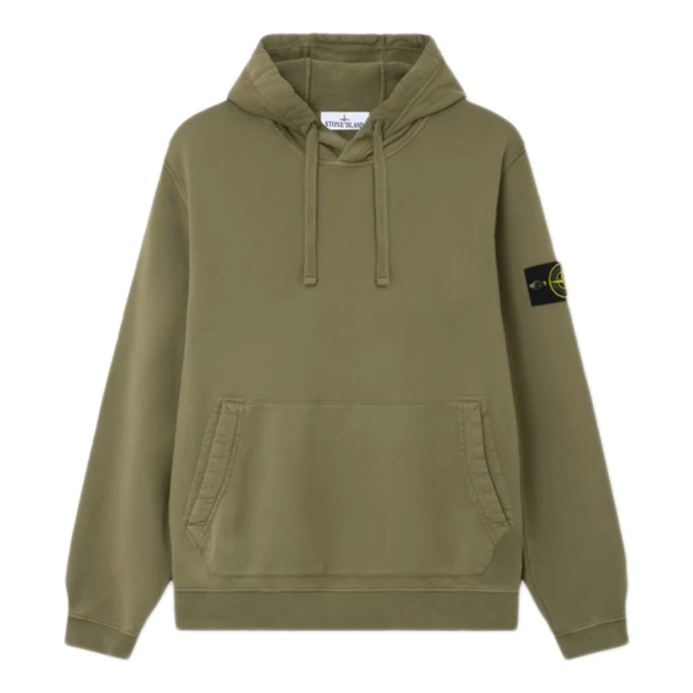 Stone Island Herren Grün - Hoodie Sweater - Sweatshirts & Hoodies - S