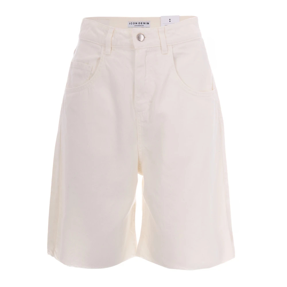 Icon Denim Damen Weiß - Casual Shorts - Shorts - W26
