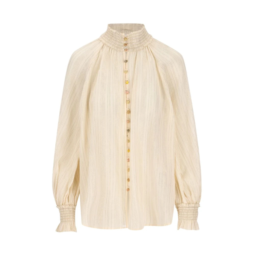 Zimmermann , Damen, Blusen & Hemden, Beige, S - Bild 6
