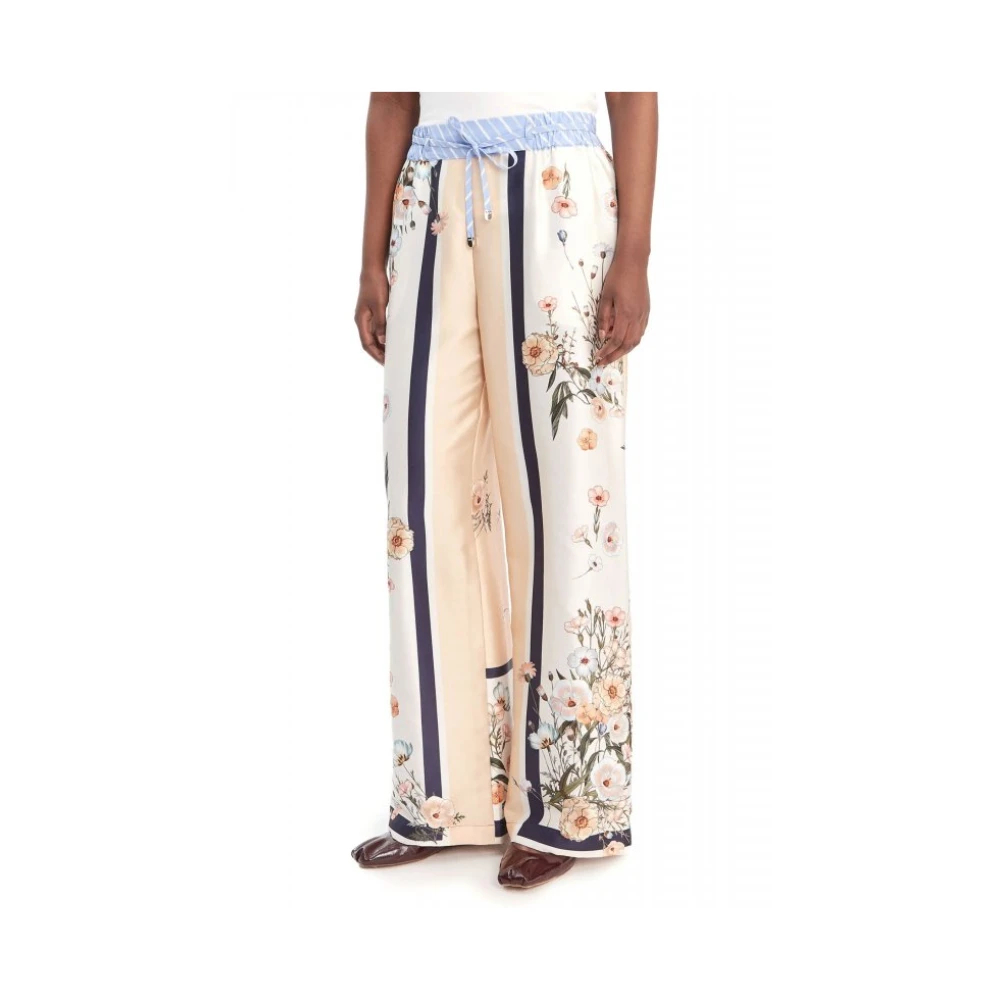 VAN GRAAF Liu Jo Collection Damen Vanille Stoffhose Mehrfarbig, Größe 40 - Bild 4