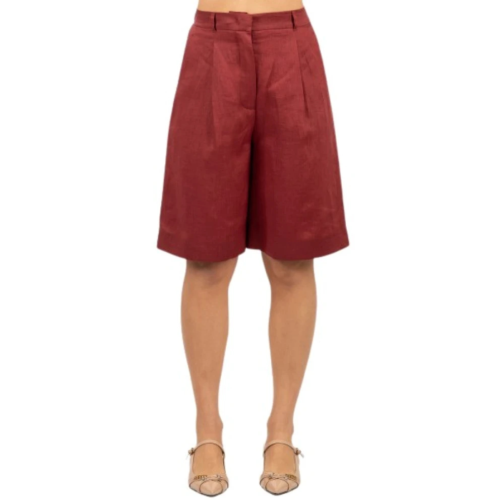 Max Mara Studio Damen Rot - Bermuda-Shorts - Shorts - 2XS