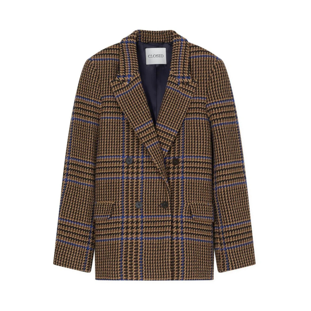 Closed Damen Braun - Taillierter Zweireiher Blazer - Jackets - Xs