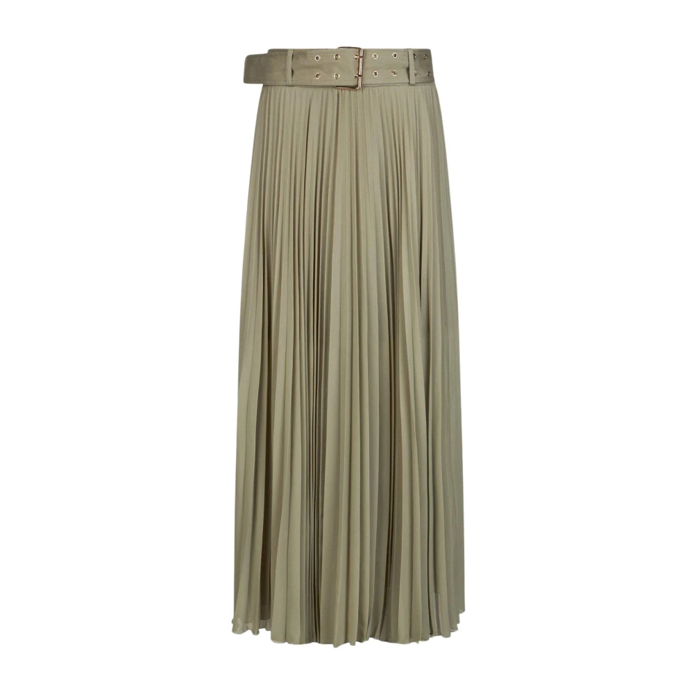 Liu Jo Damen Grün - Langer Faltenrock - Skirts - Xs