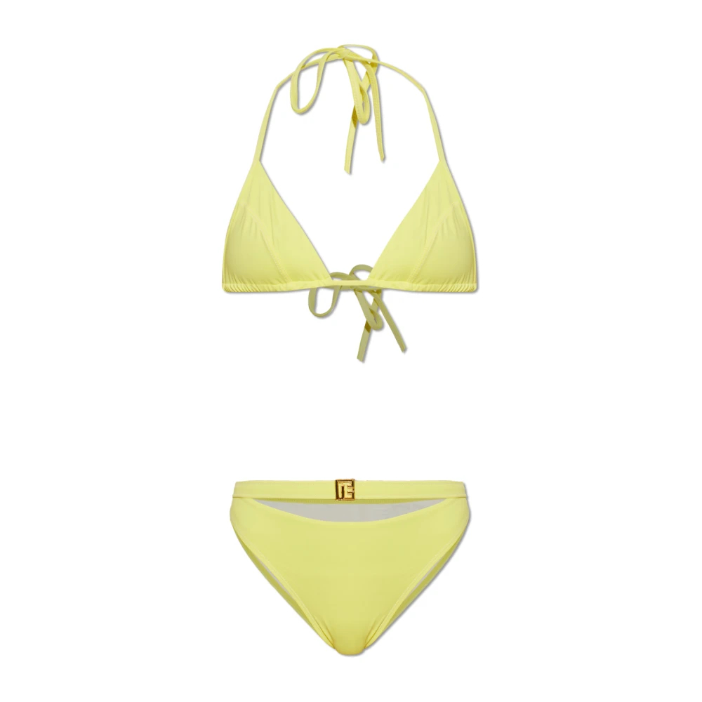 Balmain Damen Gelb - Zweiteiliger Badeanzug - Swimwear - 2XS