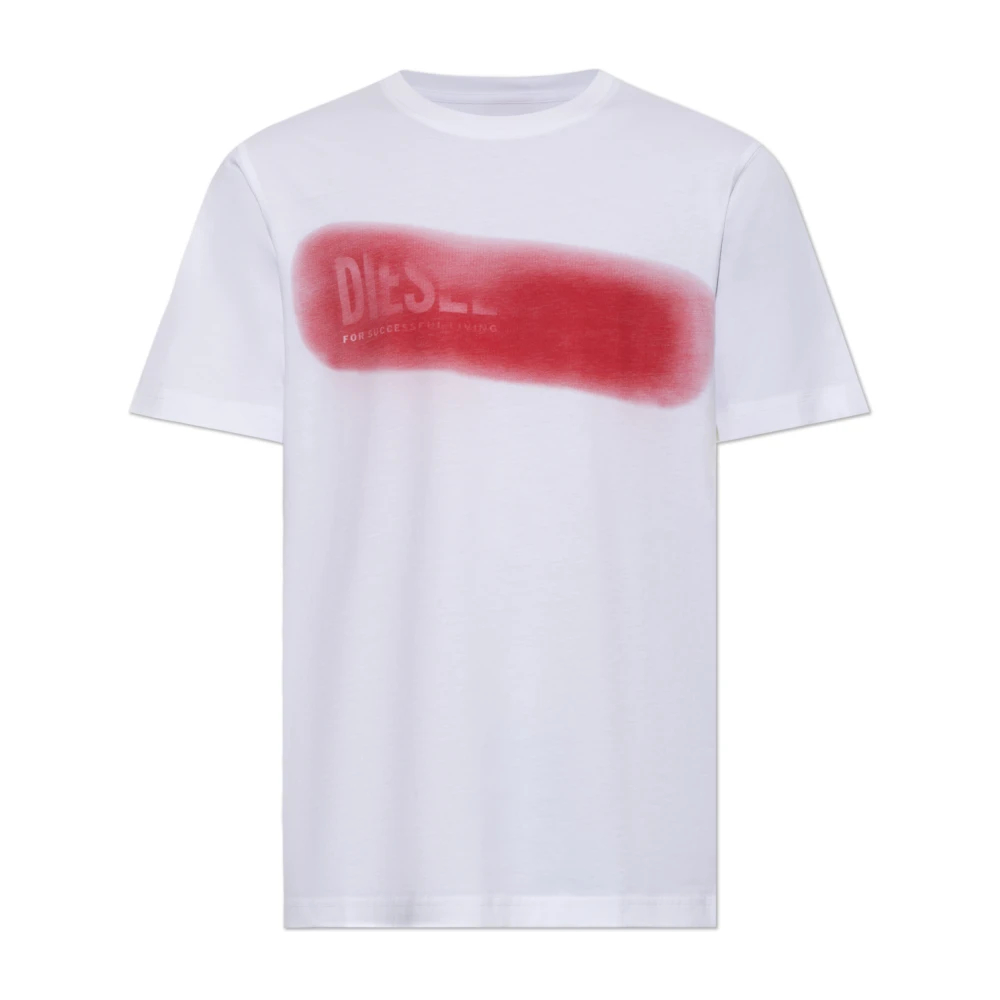 Diesel Herren Weiß - T-Shirts - Tops - Xs