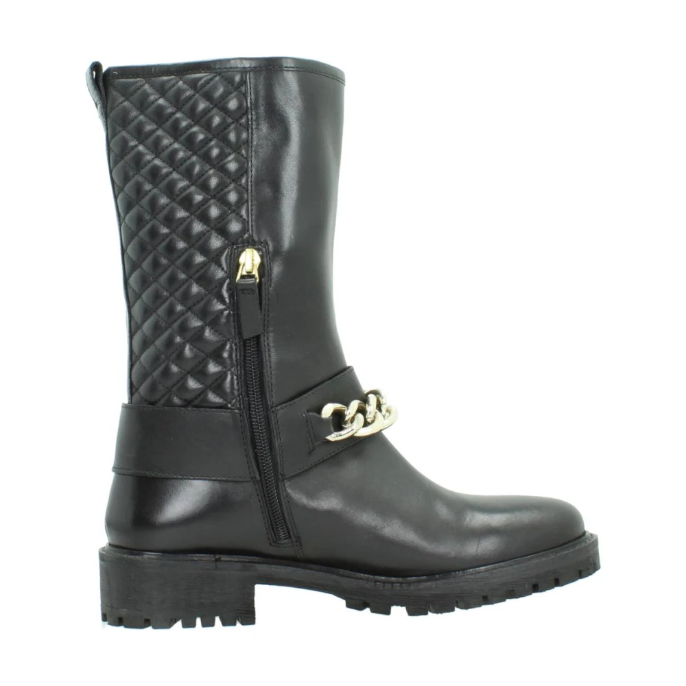 Geox Damen Schwarz - Hohe Stiefel - Shoes - K - 35 Eu