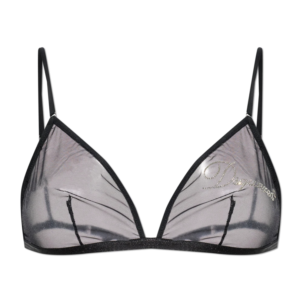 Dsquared2 Damen Schwarz - Triangle Bra - Underwear - K - 2XL